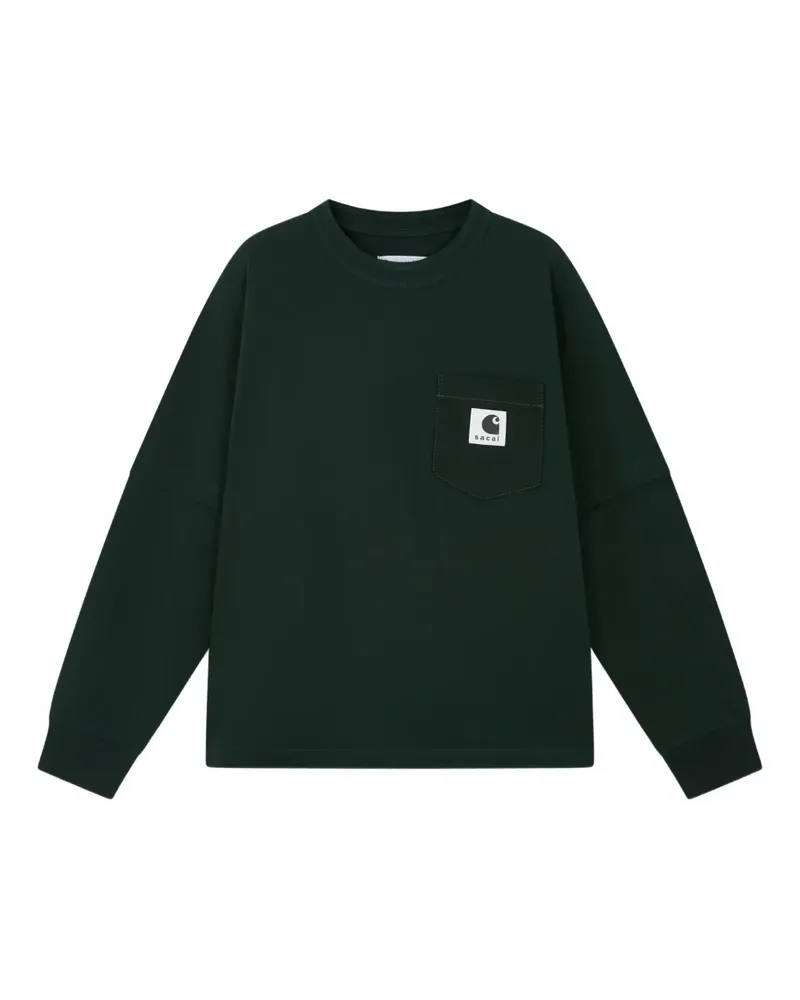 Sacai x Carhartt WIP T-Shirt - Grün Grün