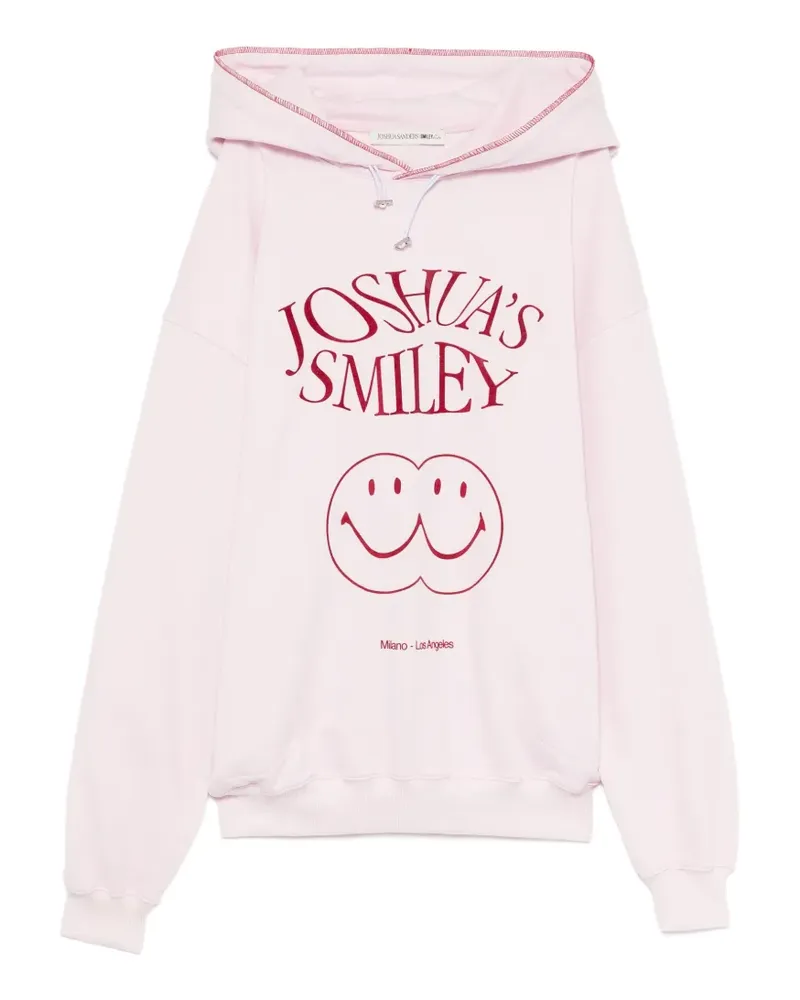 Joshua Sanders Hoodie mit grafischem Print - Rosa Rosa