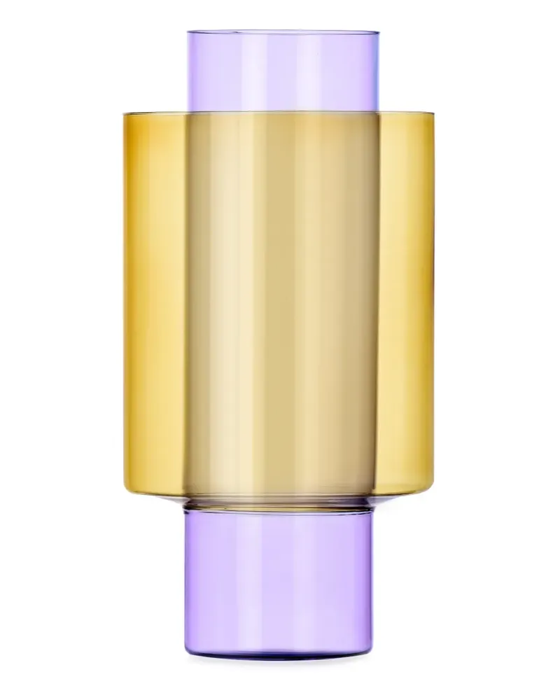 Ichendorf Milano layered-design vase (16cm) - Gelb Gelb