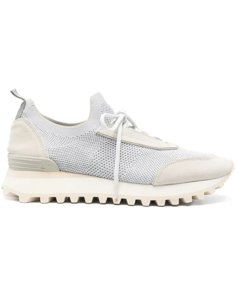 Eleventy Sneakers mit gestricktem Obermaterial - Grau Grau