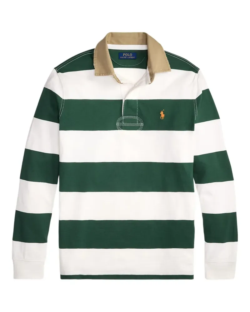 Ralph Lauren Gestreiftes Poloshirt - Grün Grün