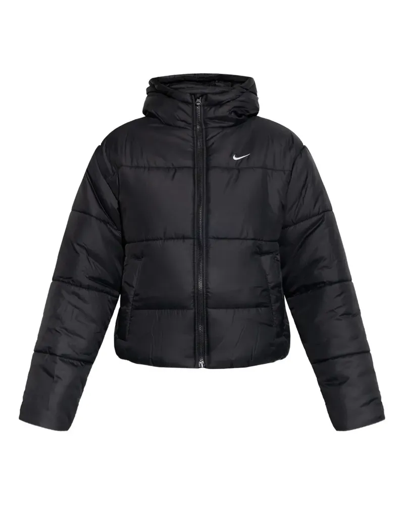 Nike hooded logo jacket - Schwarz Schwarz