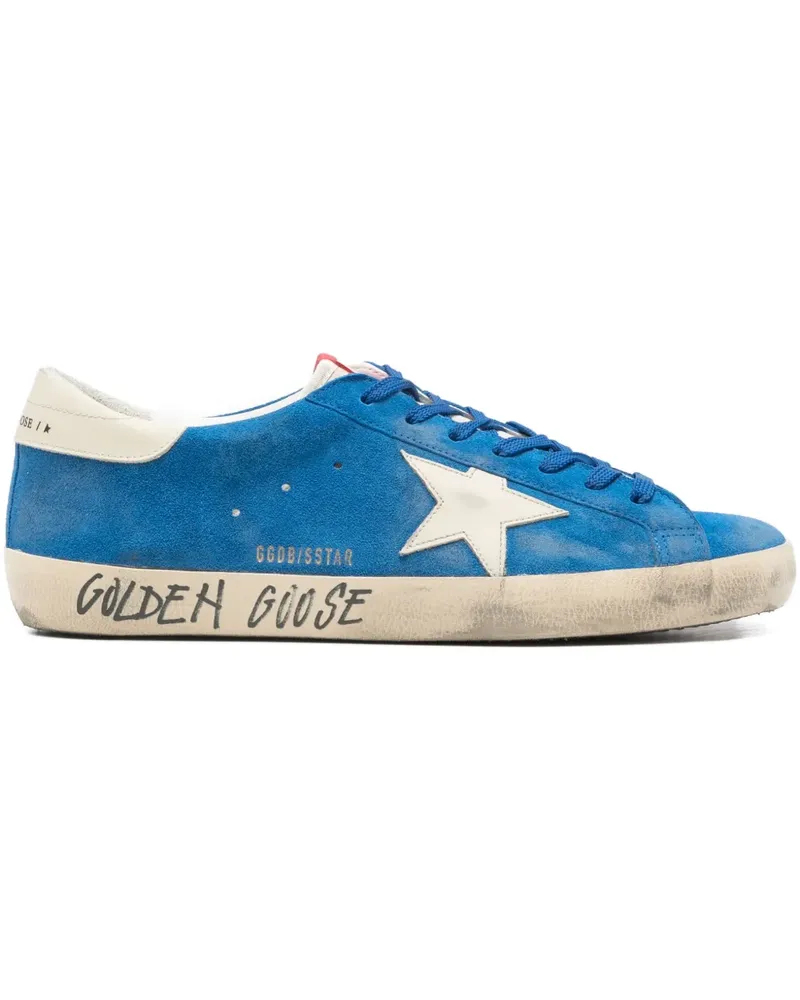 Golden Goose Sneakers mit Sternen - Blau Blau