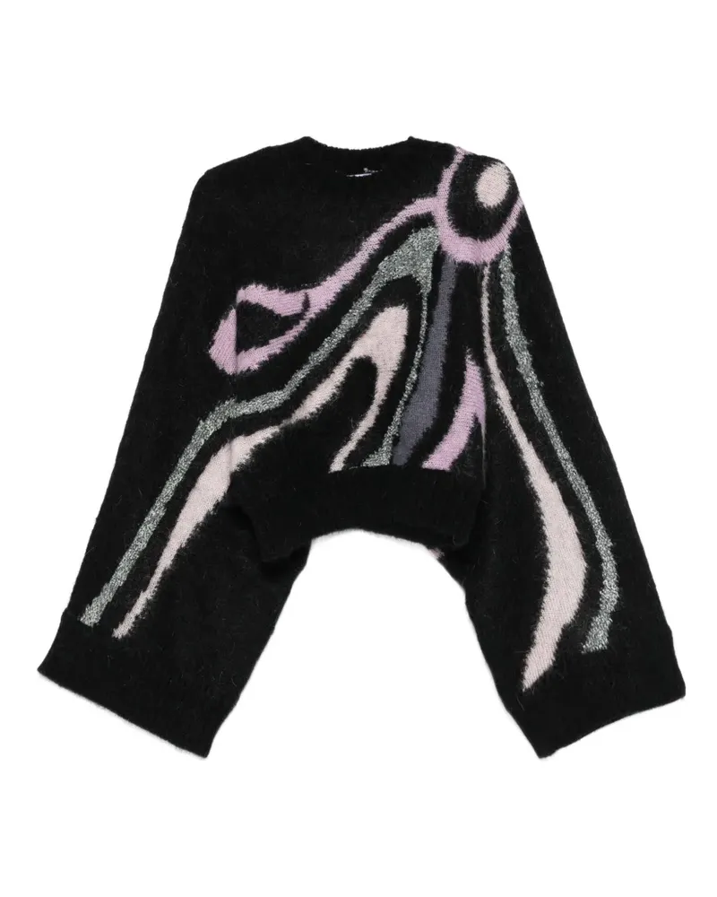 Emilio Pucci Aline Pullover mit grafischem Print - Schwarz Schwarz