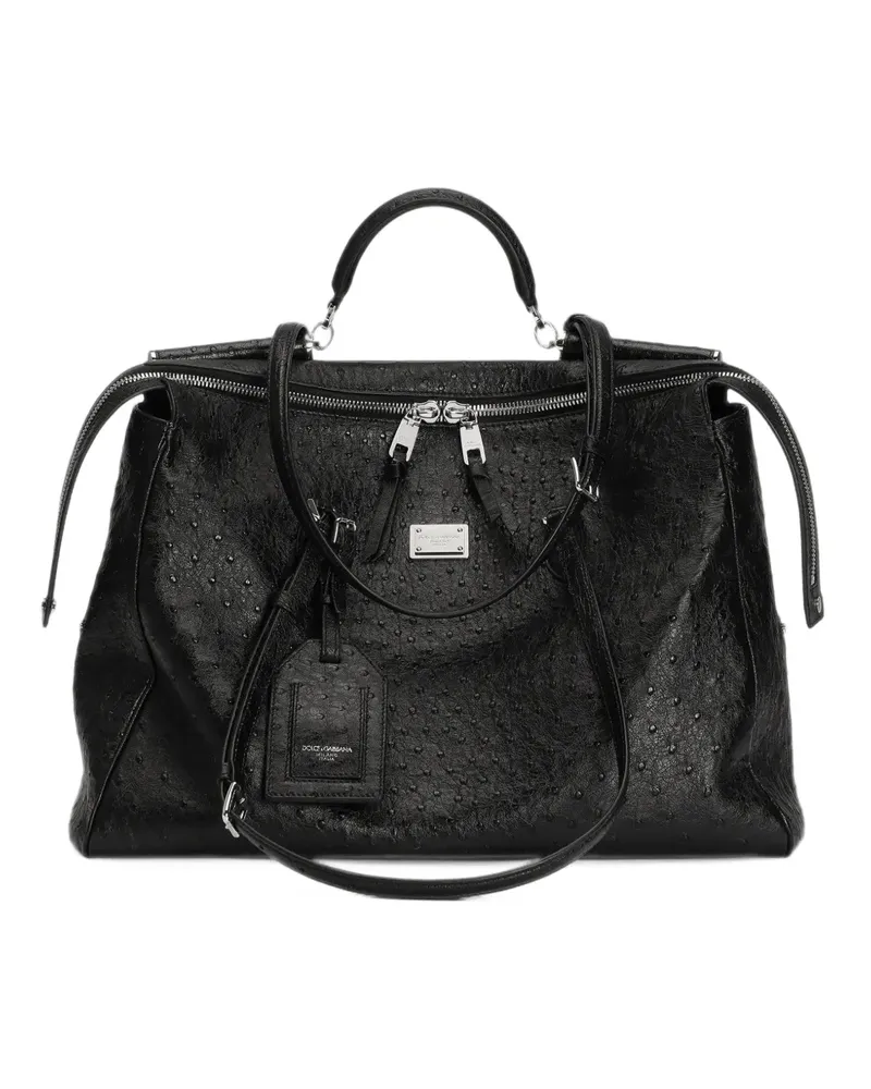 Dolce & Gabbana Vittoria handbag in leather - Schwarz Schwarz