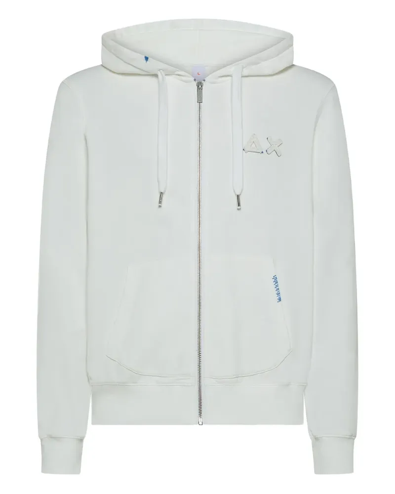 Sun68 Kapuzenjacke mit Stickerei - Weiß Weiß