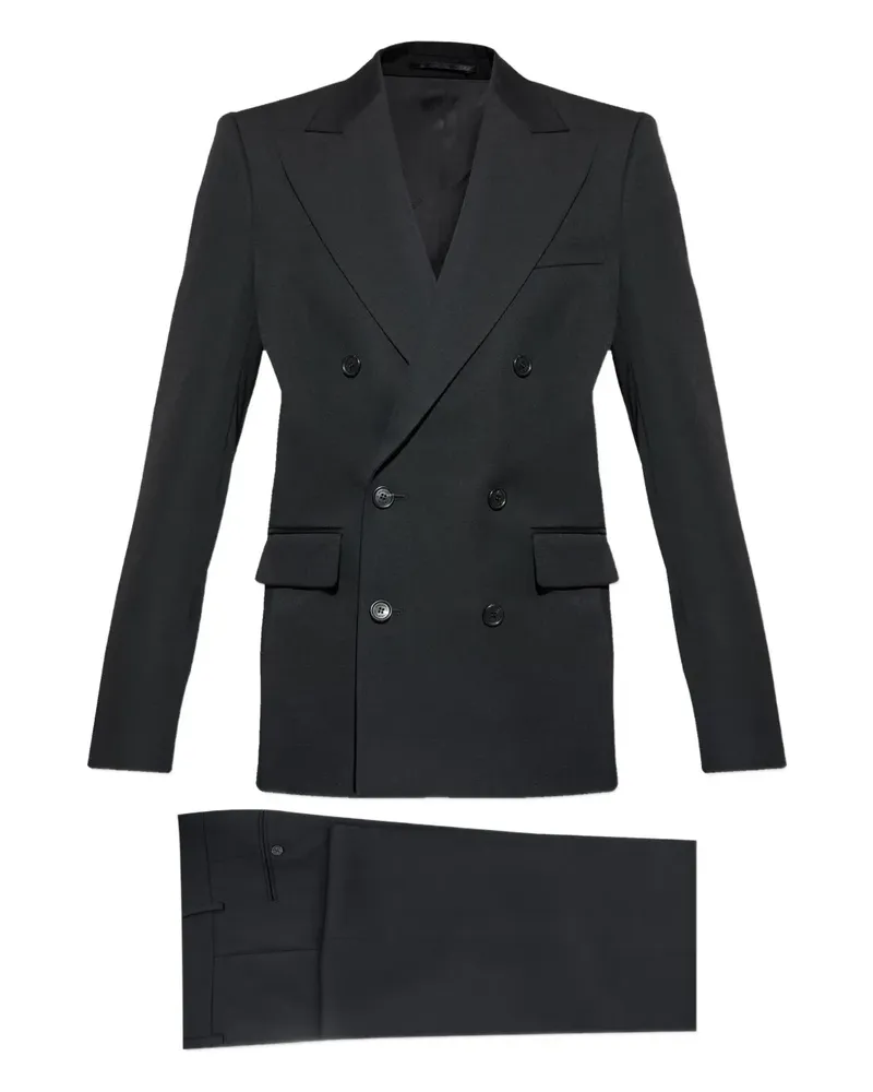 Dsquared2 double-breasted wool suit - Schwarz Schwarz