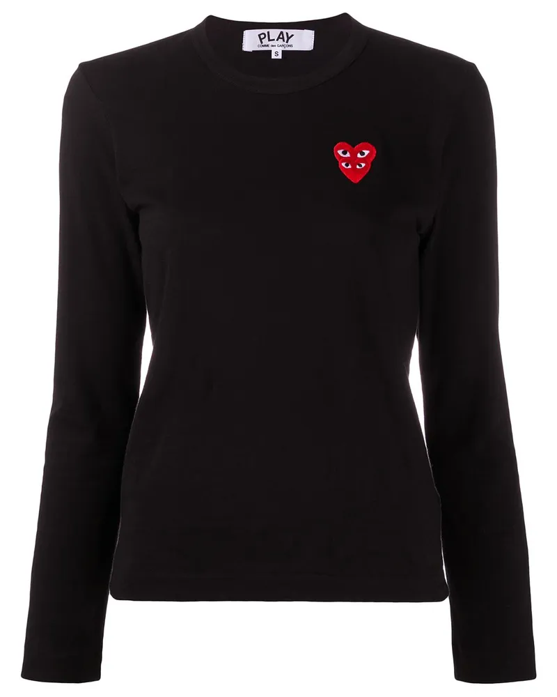 Comme des Garçons Besticktes Oberteil - Schwarz Schwarz