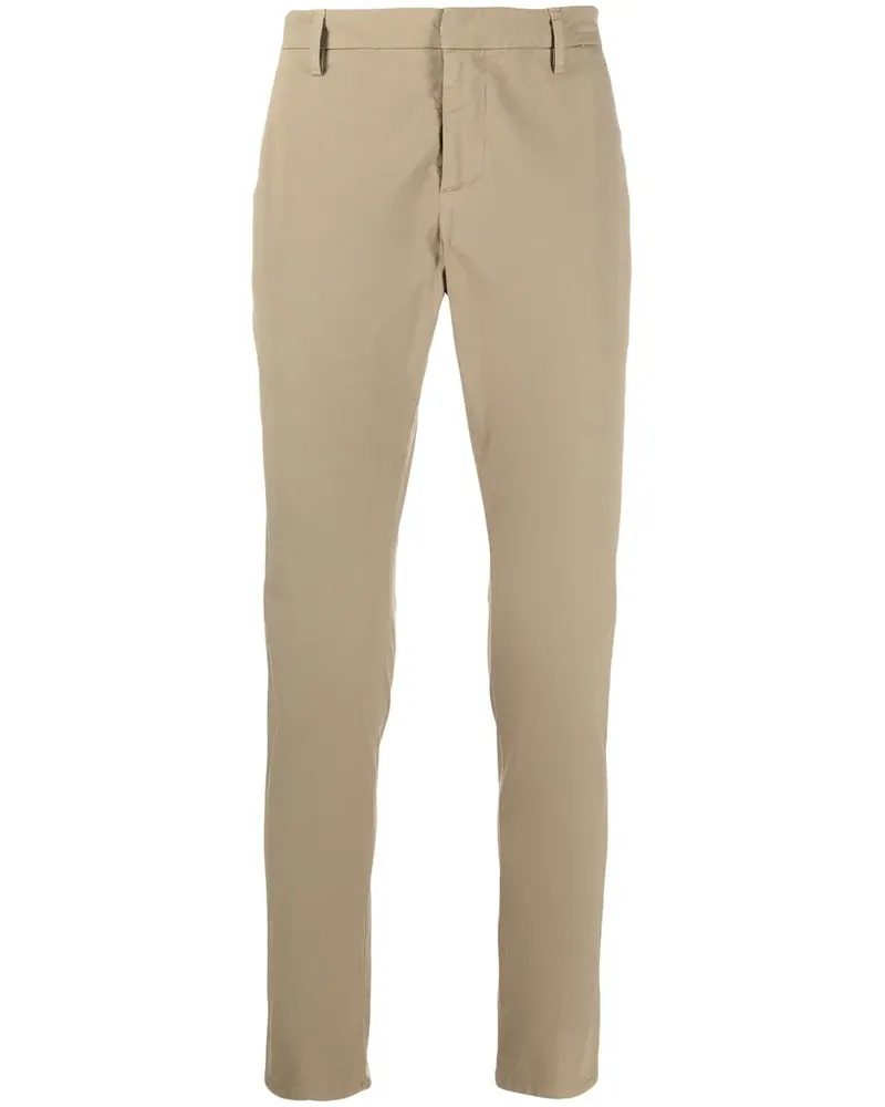 Dondup Chino mit Bügelfalten - Braun Braun