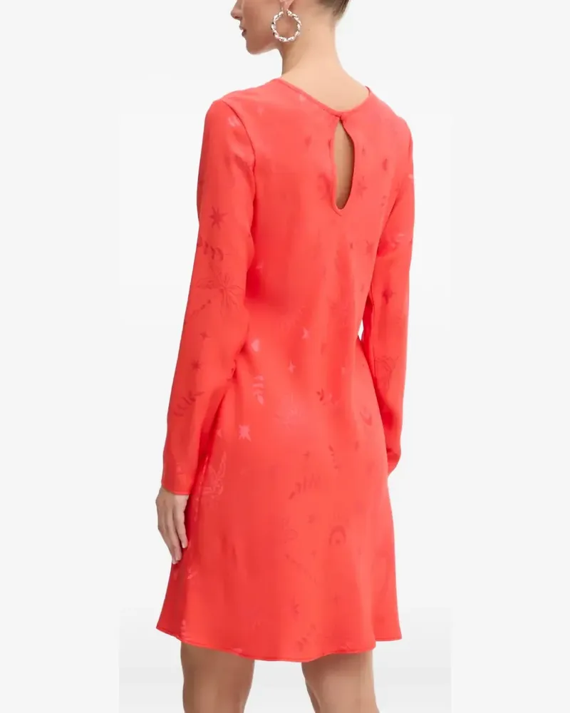 Never Fully Dressed Kleid mit grafischem Print - Rot Rot
