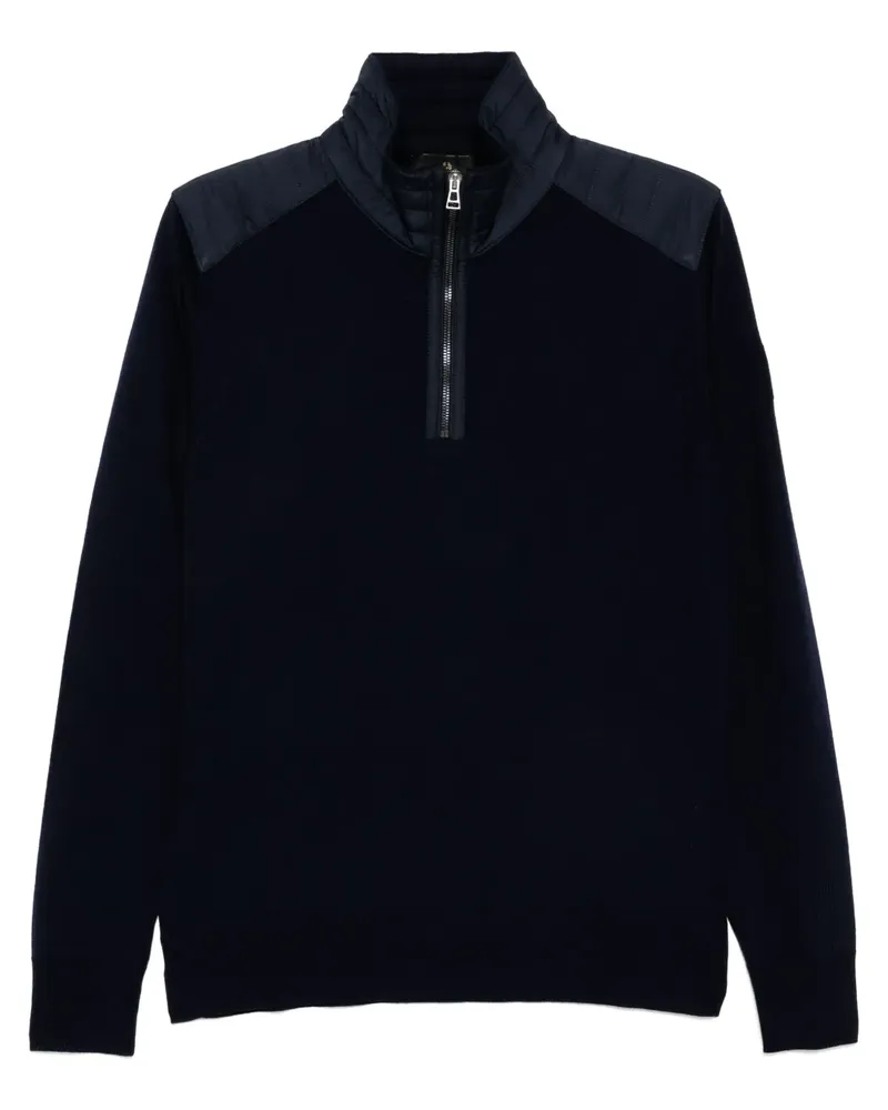 Belstaff Kilmington Pullover mit kurzem Reißverschluss - Blau Blau