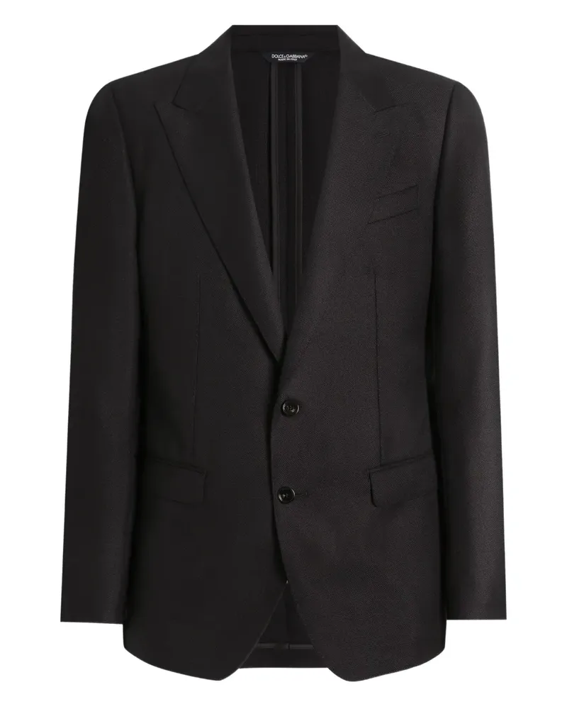 Dolce & Gabbana Jacke mit zwei Knöpfen - Schwarz Schwarz