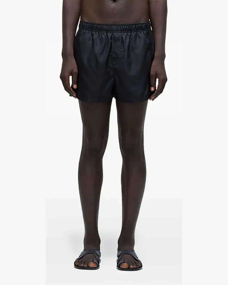 Osklen Badeshorts mit Stretchbund - Schwarz Schwarz