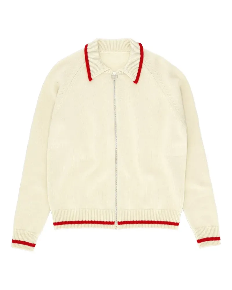 Fortela Crow zip-up cardigan - Nude Nude