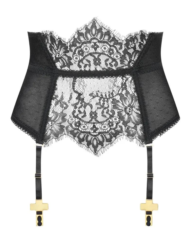 Maison Close Inspiration Divine' Strumpfhalter - Schwarz Schwarz