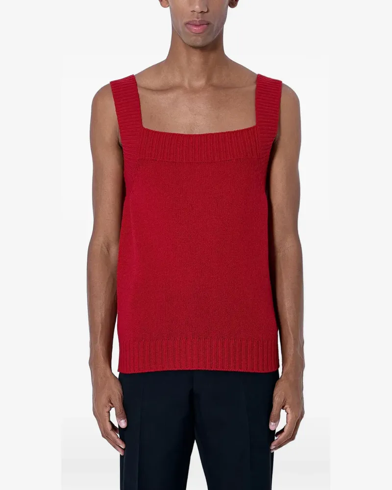 Prada Shetland wool tank top - Rot Rot