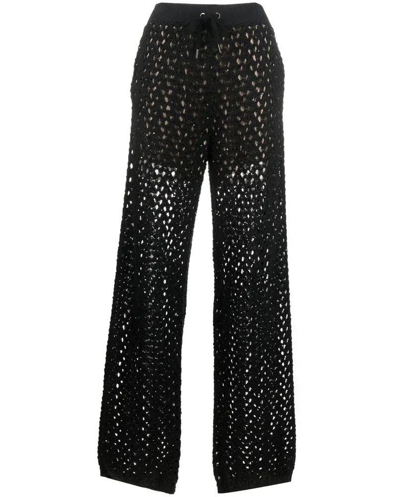 Brunello Cucinelli Gestrickte Hose - Schwarz Schwarz