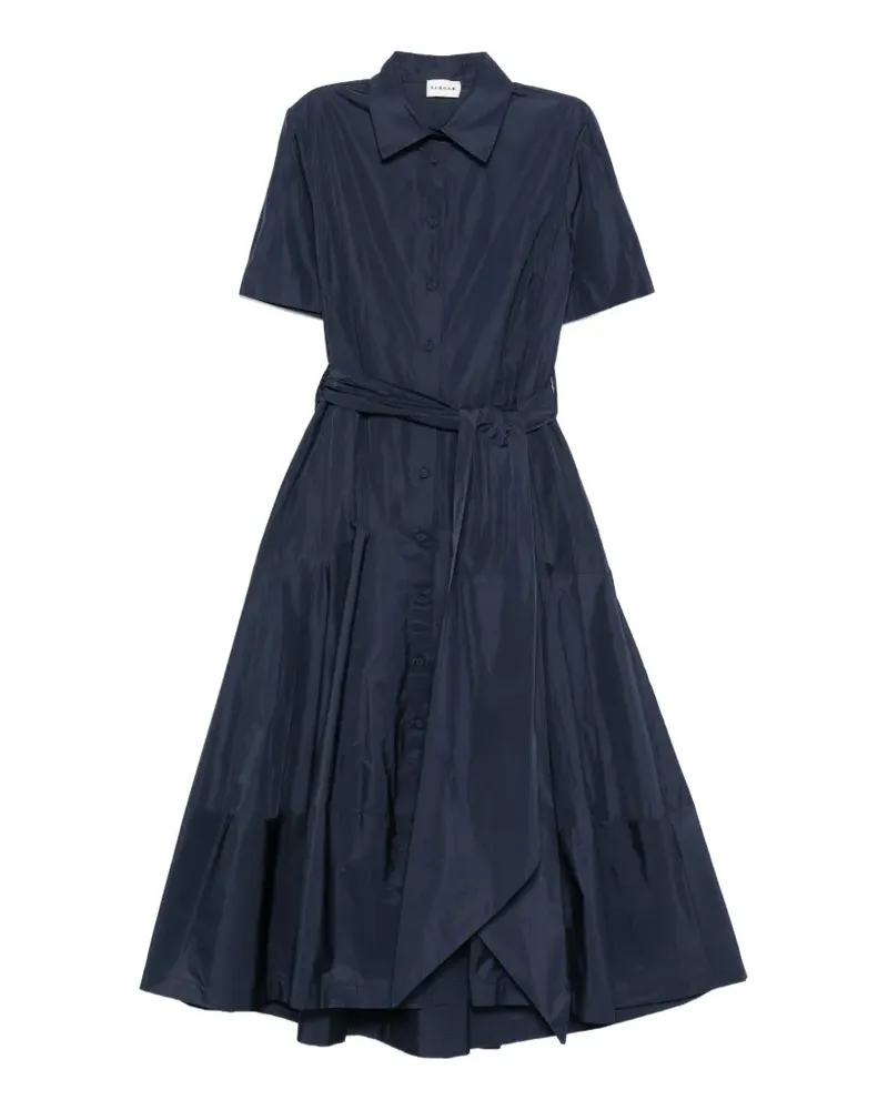 P.A.R.O.S.H. P.A.R.O H. Hemdkleid mit Gürtel - Blau Blau