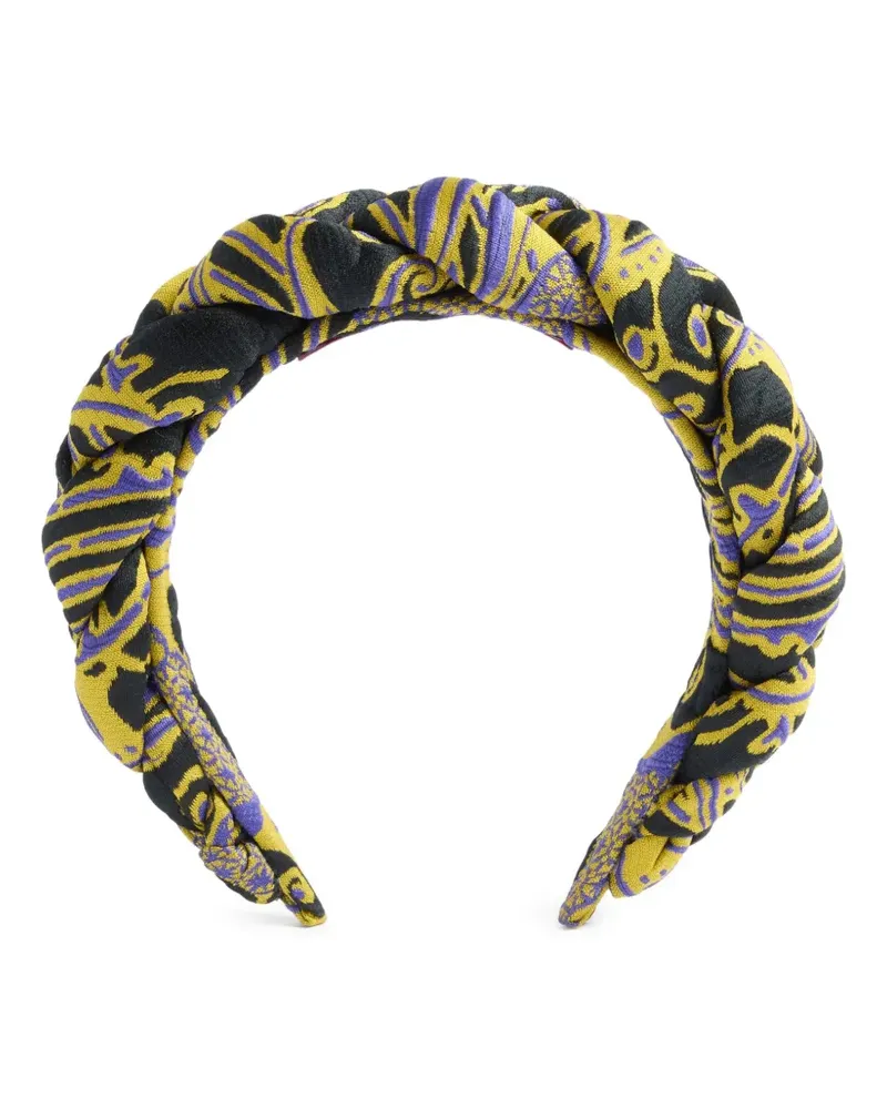 La DoubleJ Geflochtener Rapunzel Haarreif - Gelb Gelb