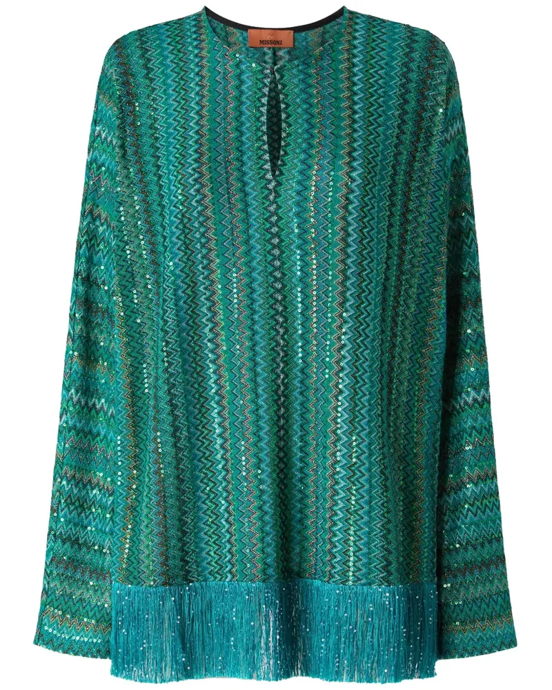 Missoni Bluse mit Print - Grün Grün