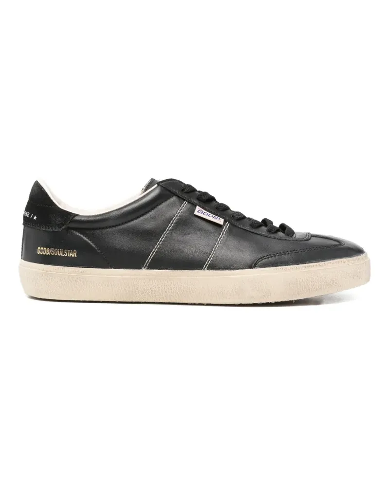 Golden Goose Soul Star contrast-stitch sneakers - Schwarz Schwarz