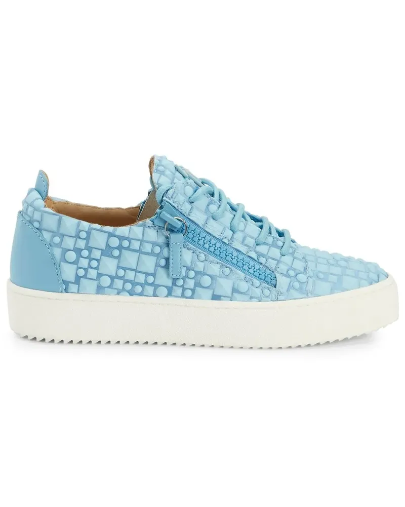 Giuseppe Zanotti Gail Sneakers mit Nieten - Blau Blau
