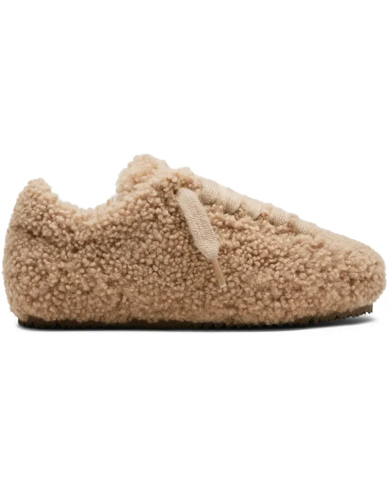 Axel Arigato Tact Sneakers mit Shearling-Effekt - Nude Nude