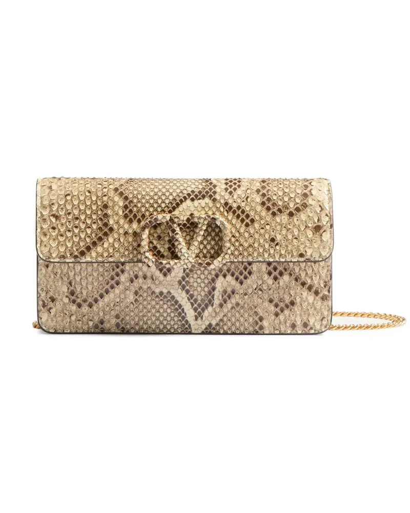Valentino Garavani Portemonnaie mit VLogo - Nude Nude