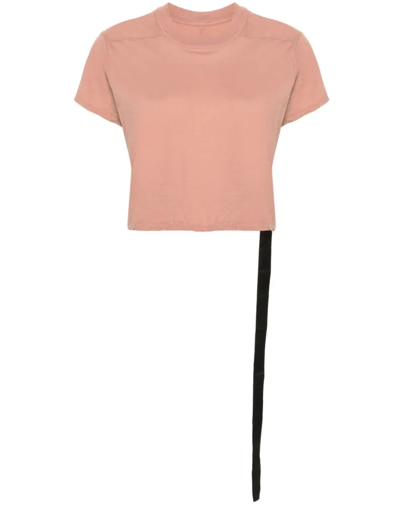 DRKSHDW by Rick Owens Level Cropped-T-Shirt Rosa