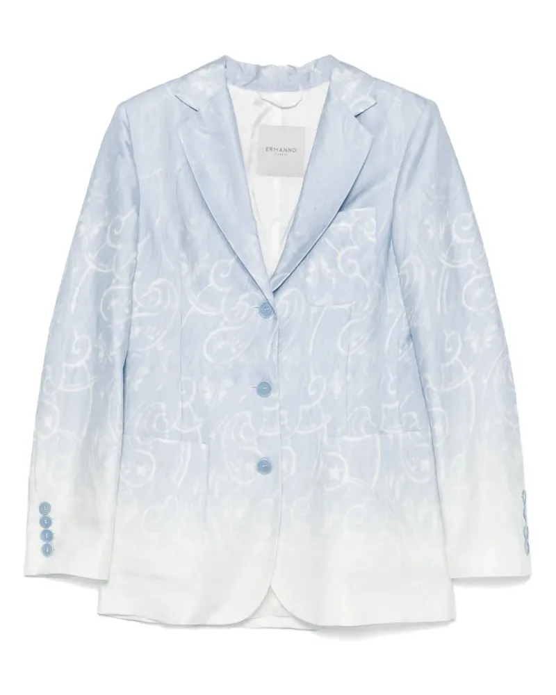 Ermanno Scervino Sakko mit Ombré-Effekt - Blau Blau