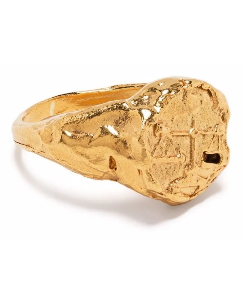 Alighieri Siegelring mit Waage-Motiv - Gold Gold