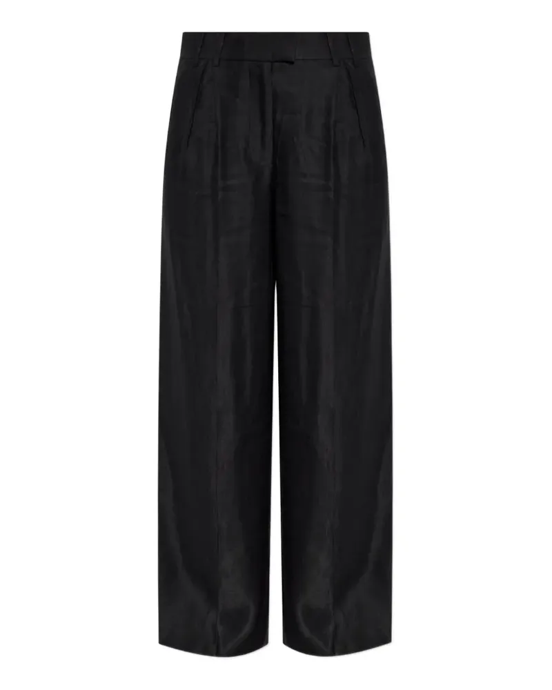 AllSaints Charley pleated trousers - Schwarz Schwarz