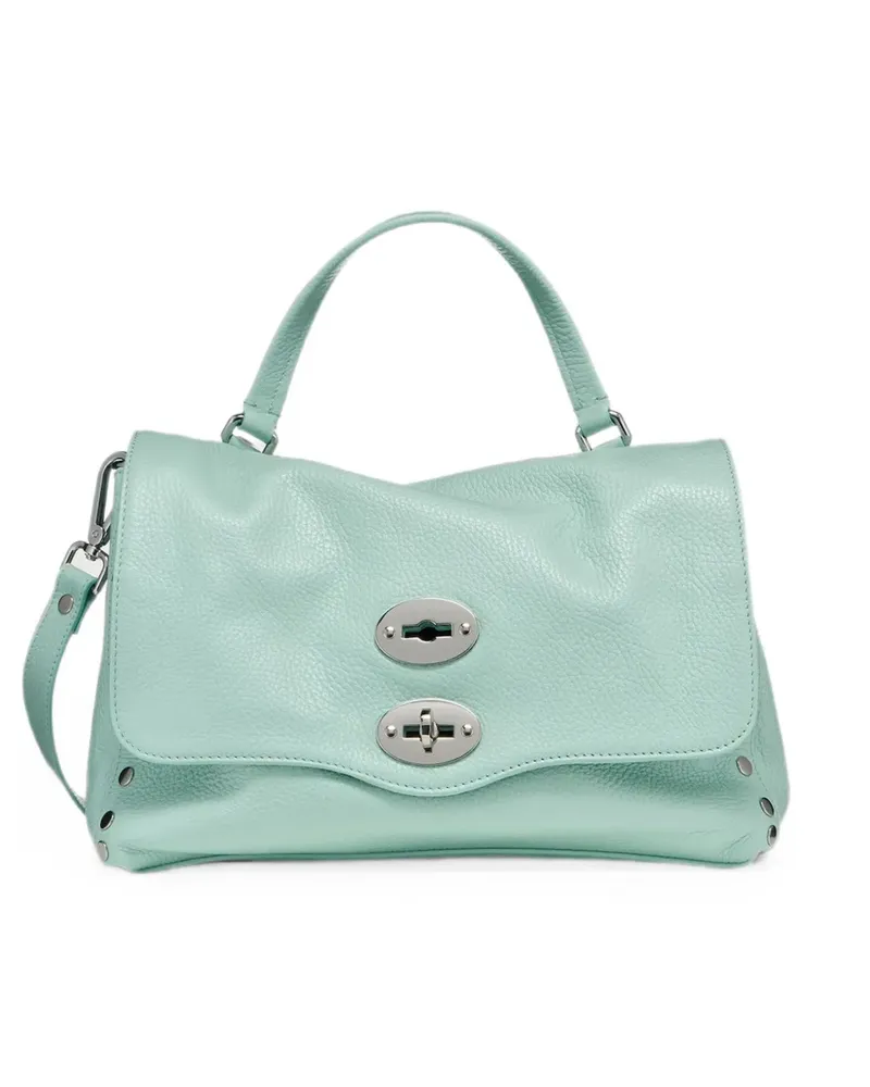 Zanellato Postina leather shoulder bag - Blau Blau