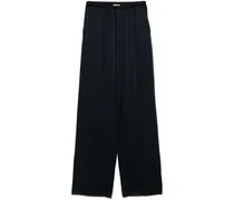 Satinhose mit geradem Bein - Blau
