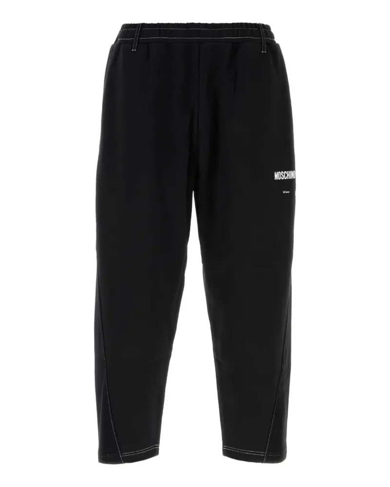 Moschino Jogginghose mit Logo-Print - Schwarz Schwarz