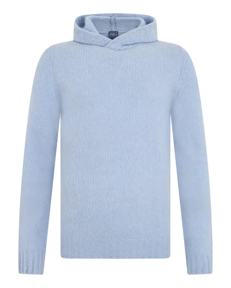 Fedeli knitted hoodie - Blau Blau