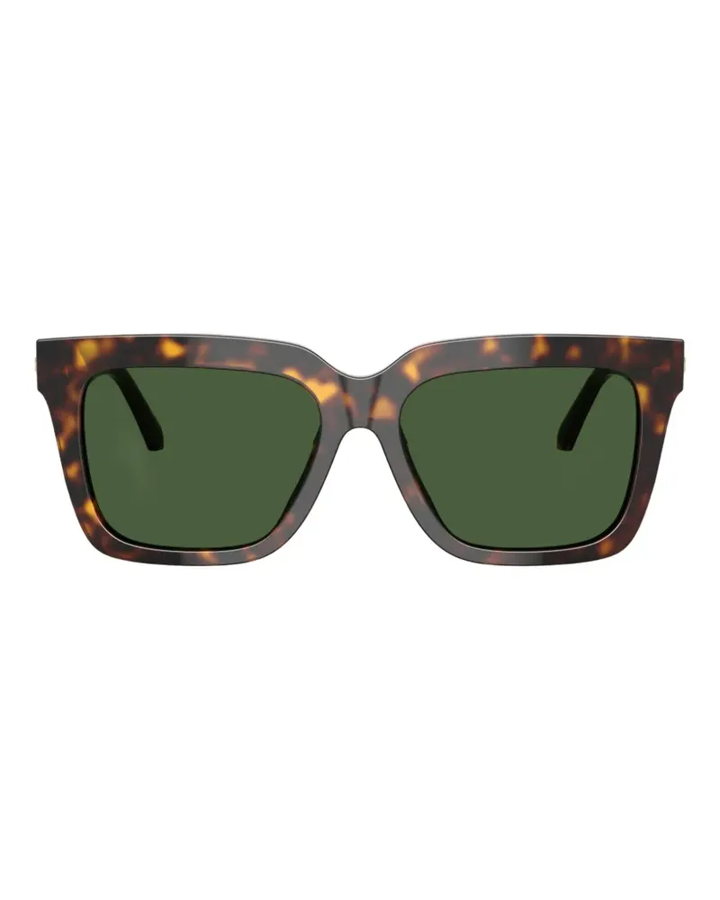 Versace square-frame logo sunglasses - Braun Braun