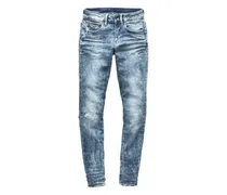 Skinny-Jeans mit Acid-Wash-Effekt - Blau