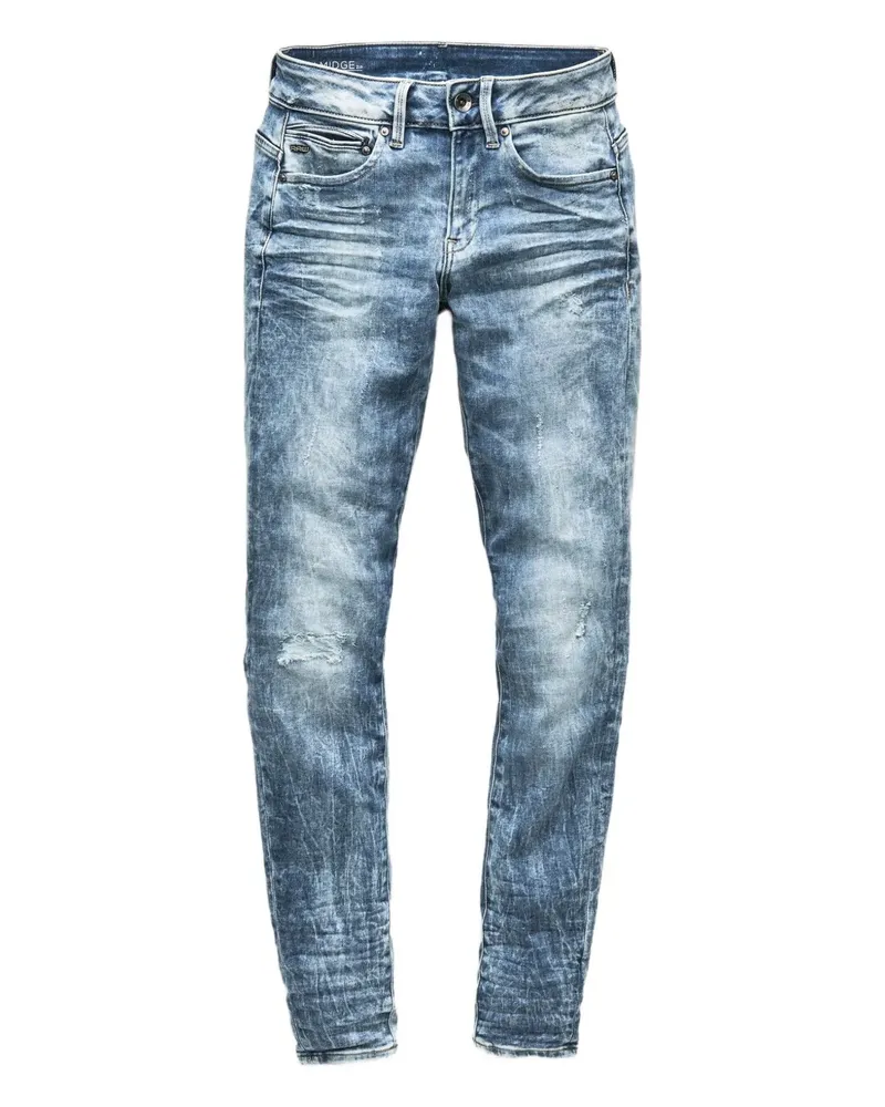 G-STAR RAW Skinny-Jeans mit Acid-Wash-Effekt - Blau Blau