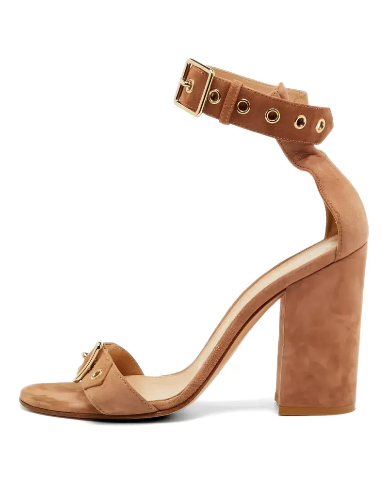 Gianvito Rossi Hayes buckle sandals - Nude Nude