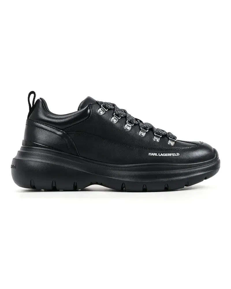 Karl Lagerfeld Sneakers mit Logo-Print - Schwarz Schwarz
