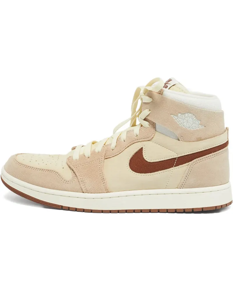 Jordan High-Top-Sneakers mit Reißverschluss - Nude Nude