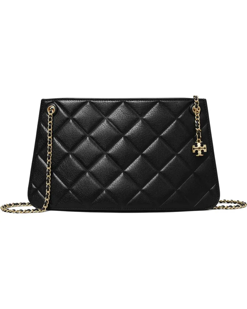 Tory Burch Fleming quilted shoulder bag - Schwarz Schwarz