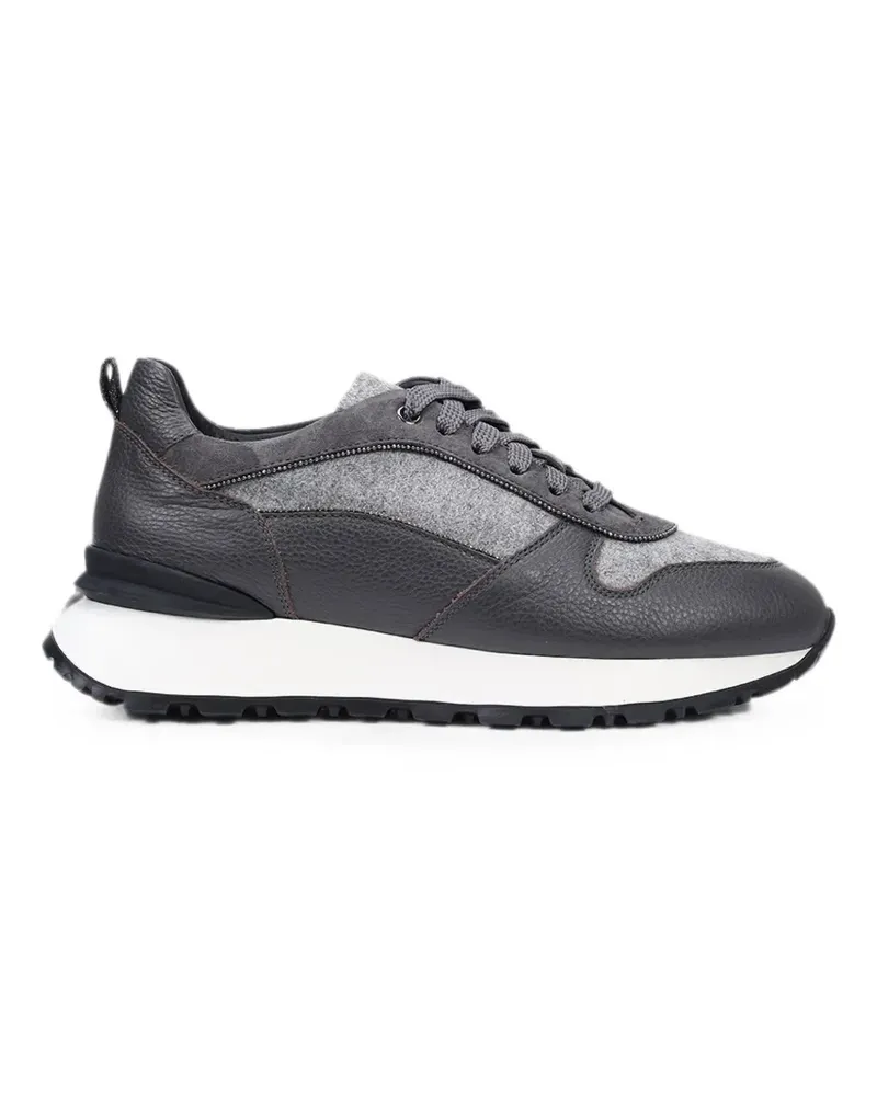 Doucal´s Sneakers mit Einsätzen - Braun Braun
