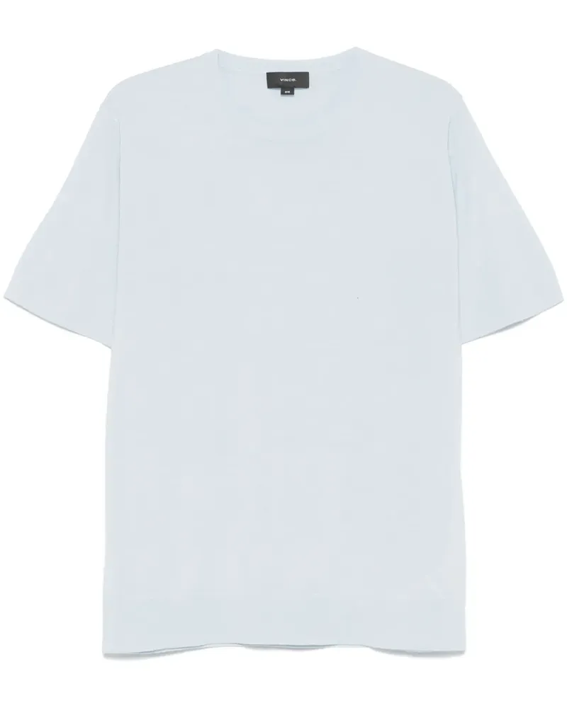 Vince Fein gestricktes T-Shirt - Blau Blau