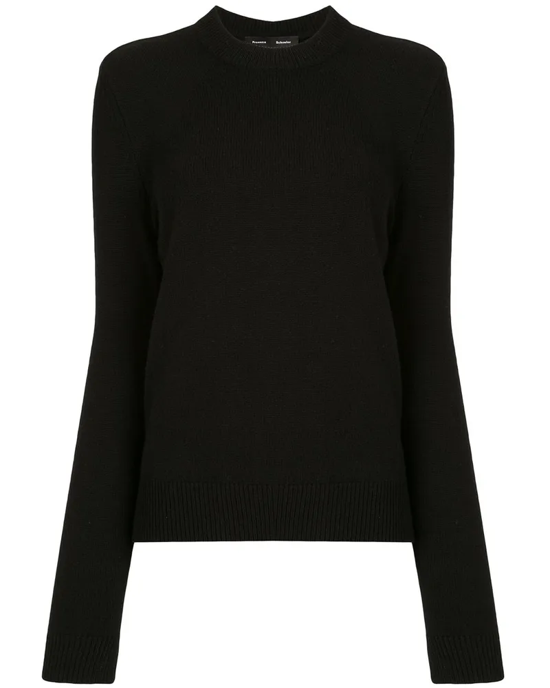 Proenza Schouler Pullover mit Raglanärmeln Schwarz