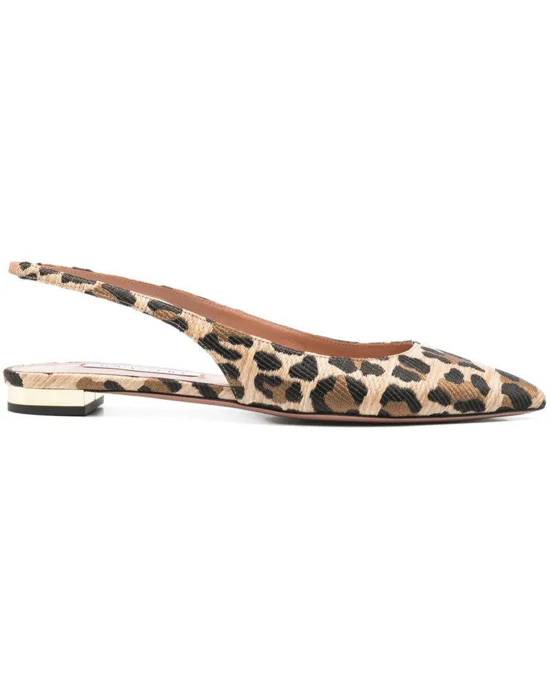 Aquazzura Flache Purist Pumps - Nude Nude