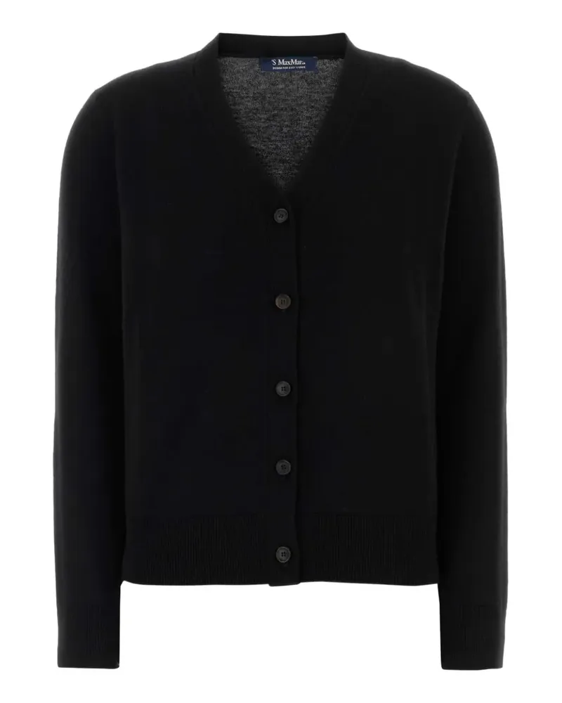 Max Mara V-neck button cardigan - Schwarz Schwarz