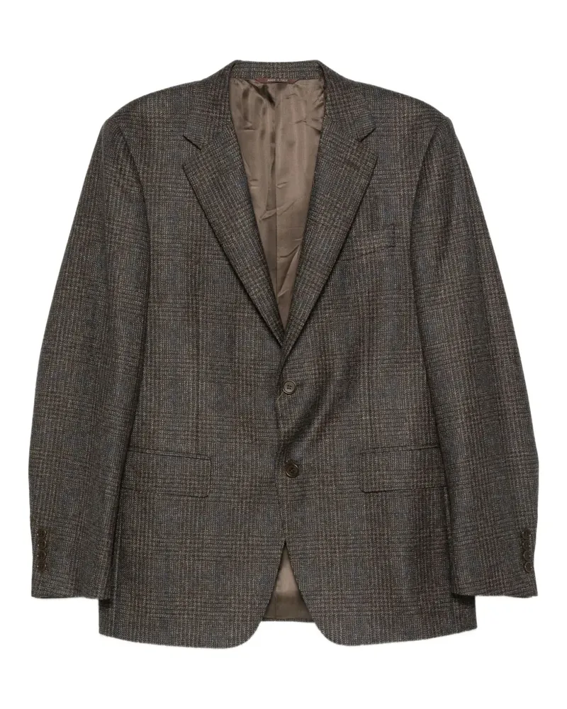 Canali Kariertes Sakko - Braun Braun