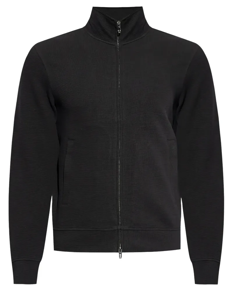 Emporio Armani Sweatshirt mit Reißverschluss - Schwarz Schwarz